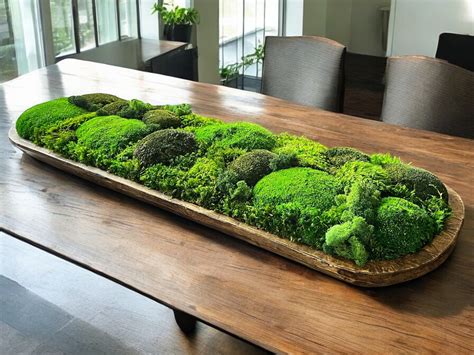 40” Preserved Moss Centerpiece Large Dough Bowl in 2025 | Moss