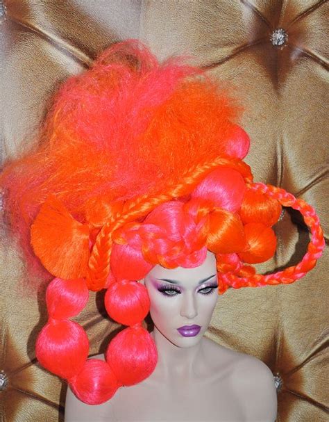 Crazy Wig Great For A Makeup Shoot With Images Wigs Synthetic Hair