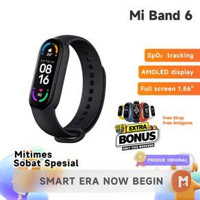 Pilihan Xiaomi Miband Amoled Mi Band Smartwatch Spo Original