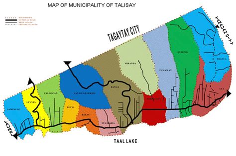 Talisay Map Talisay Batangas Atin Ito