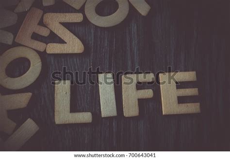 Word Made Wooden Letters Wooden Illustration Stock Photo 700643041