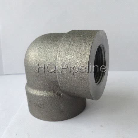 Ansi Lbs Npt Threaded Elbows Steel Forged Pipe Fittings For