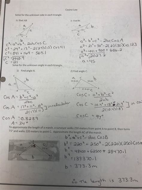 Math Blog Cosine Law Angles Hot Sex Picture