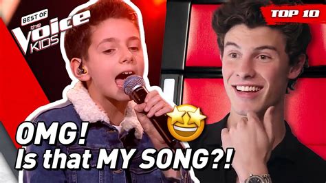 Top 10 Awesome Shawn Mendes Songs Covered In The Voice Kids 🤩 Youtube