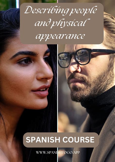 Describing people and physical appearance – Spanish to Go 