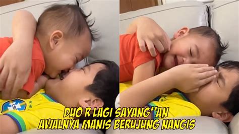 Gemes Rayyanza Lagi Peluk Manja Aa Rafathar Duo R Akur Terus Sampai