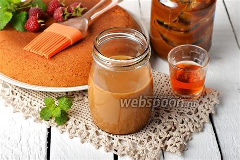 Карамельная пропитка для бисквита или торта рецепт с фото на Webspoon.ru