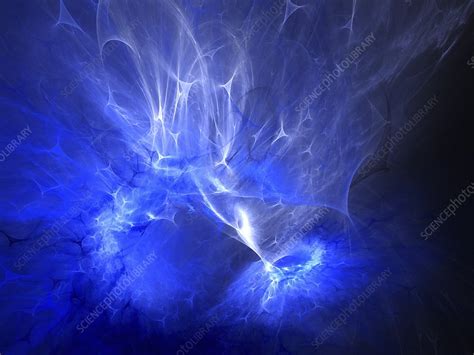 Plasma in space, abstract illustration - Stock Image - F029/2048 - Science Photo Library