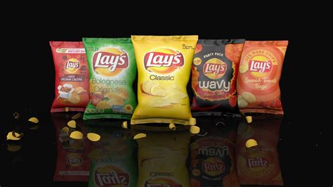 Creative 3D Chips Animation Ad Lays YouTube