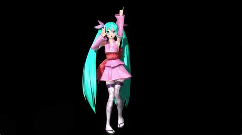 Mmd Sayonara Souvenir さよならスーヴェニア Hologram Ready 60fps Youtube