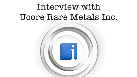 Pat Ryan Of Ucore Rare Metals Discusses Rare Earths Processing And