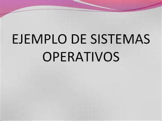 Sistema Operativo PPT