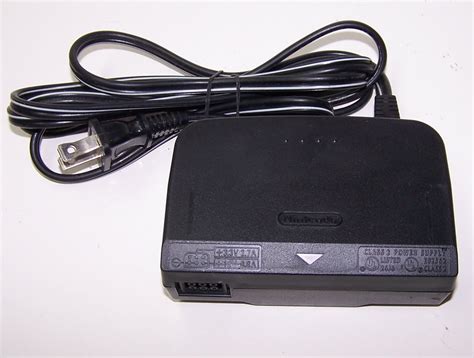 Nintendo 64 Ac Power Adapter For Nintendo 64 Video Game System