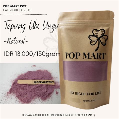 Jual Tepung Ubi Ungu 150g Sweet Potato Flour Gluten Free Shopee