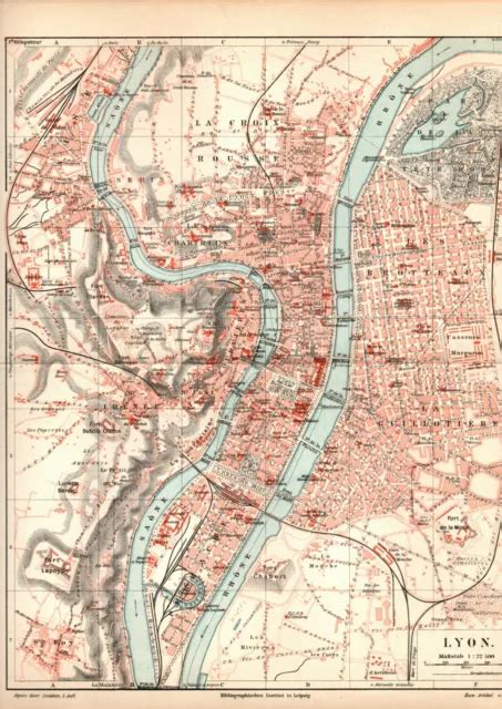 Sydney Australia Antica Mappa Topografica Old Map Eur