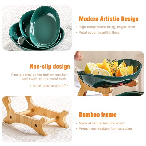 Snapklik Homkula Fruit Bowl For Kitchen Counter Tier Ceramic