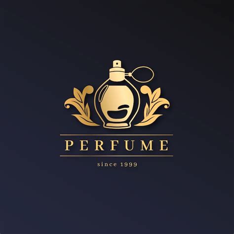 Logotipo De Perfume Luxuoso Vetor Premium