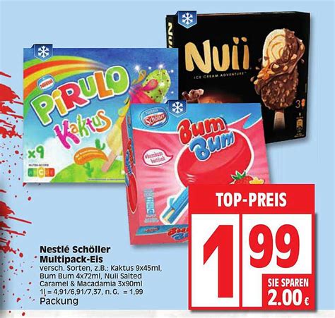 Nestlé Schöller Multipack eis Angebot bei EDEKA 1Prospekte de