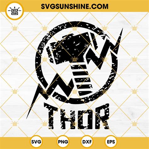 Thor Hammer SVG, Thor SVG, Thor Shirt SVG, Avengers SVG Cut File Cricut