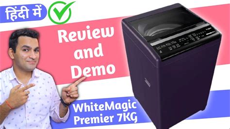 Whirlpool Whitemagic Premier 7 Kg Whirlpool 7 Kg 5 Star Washing Machine Review And Demo Youtube