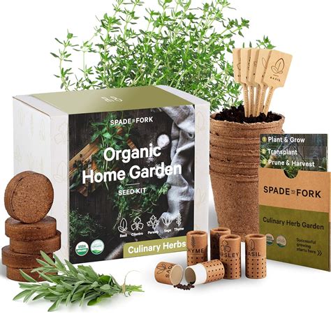 Amazon Organic Herb Garden Kit Indoor Certified Organic Made