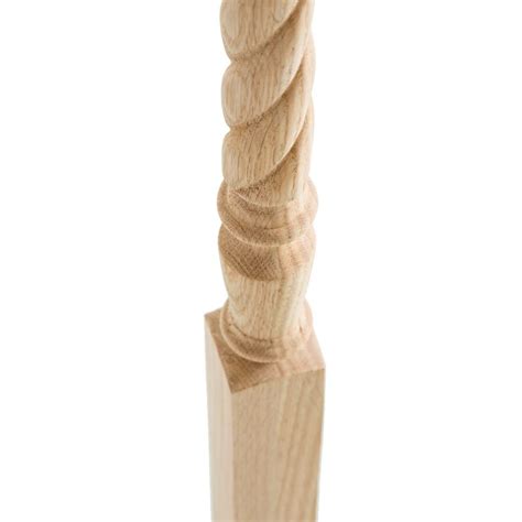 5415 Imported Rope Twisted Red Oak Baluster Stairsupplies™