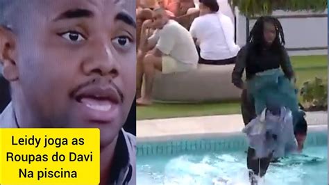 Leidy Joga As Roupas Do Davi Na Piscina BBB 24 YouTube