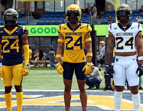 WVU Football Announces Uniforms for Home Opener Against Penn State ...