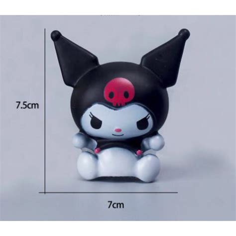 Jual Cake Topper Pajangan Figure Miniatur Kuromi Sanrio Hiasan Kue