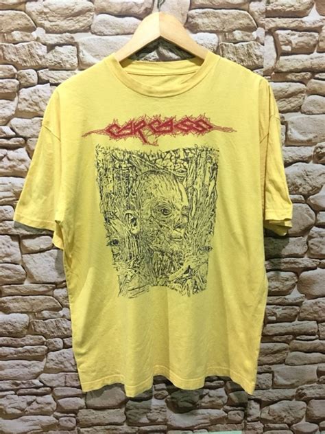 Vintage Carcass Metal Band Shirt Grailed