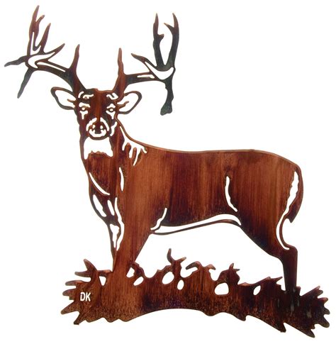 28 Whitetail Alert Deer By Artist Neil Rose Metal Art Designs Buck