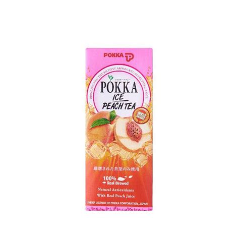 Pokka Packet Drink Ice Peach Tea Case