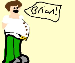 Peter griffin screaming at Brian (who crys) - Drawception