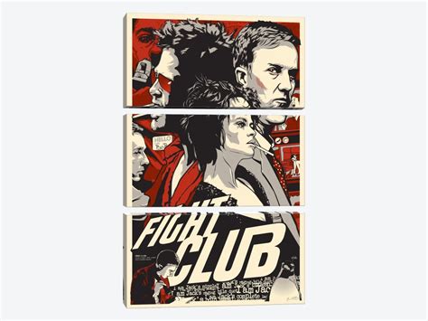 Fight Club Canvas Art By Joshua Budich Icanvas