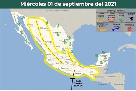 Clima para Cancún y el resto de QRoo este 1 de septiembre del 2021