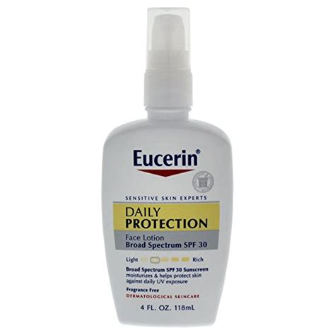 Loción facial Eucerin humectante para protección diaria FPS 30