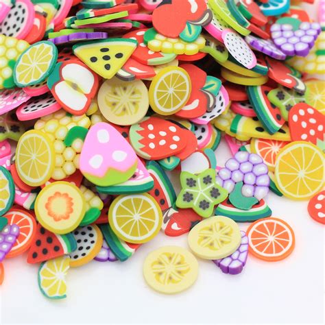 Fruit Slices - Mixed 10mm - Miss Chatterbox