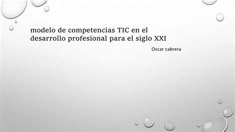 Modelo De Competencias Tic Ppt