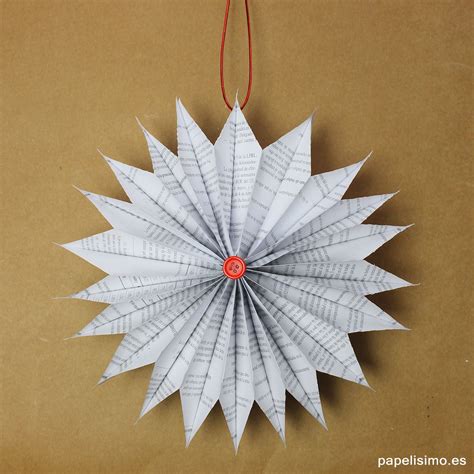 Adornos Manualidades Con Papel Para Navidad