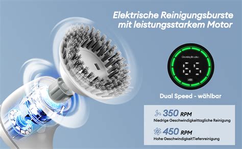 Ckeyin Elektrische Reinigungsb Rste Kabelloser Fugenreiniger Mit