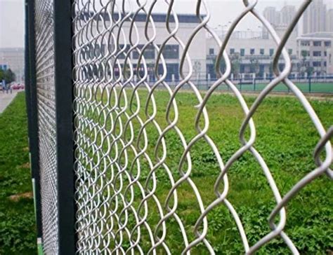 Mild Steel Galvanized Tata Wiron Chain Link Fencing Mesh Size X