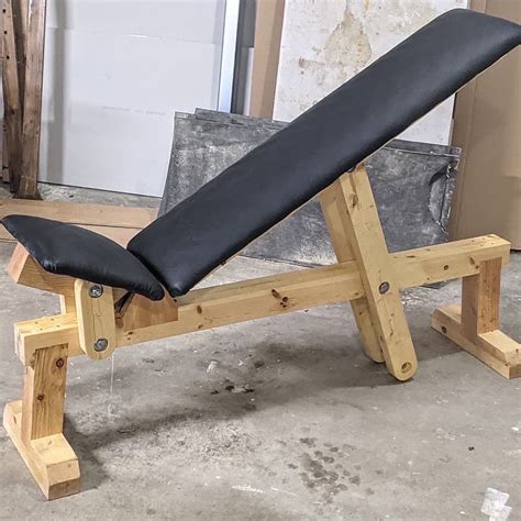 DIY Adjustable Wooden Weightlifting Bench 12 Steps (with, 55% OFF