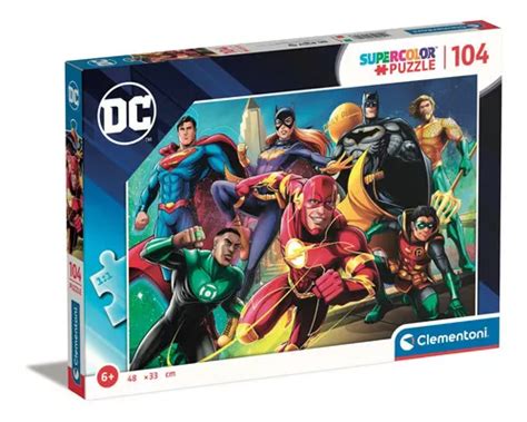 Rompecabezas Metropolis Flash Y Batman 104 Pz Clementoni Envío gratis