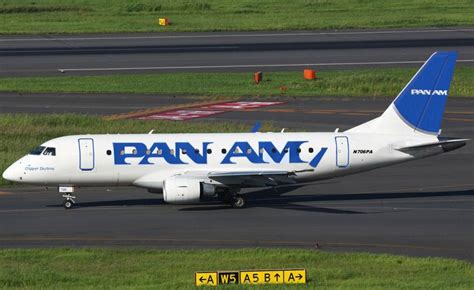 Pan Am Livery On Erj 170 Pan Am Pan American Airways Pan American