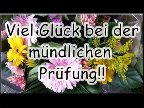 Viel Gl Ck Bei Der M Ndlichen Pr Fung Youtube