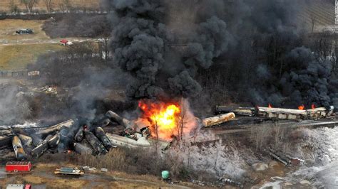 East Palestine Ohio Train Continues Burning Days After Derailment Cnn