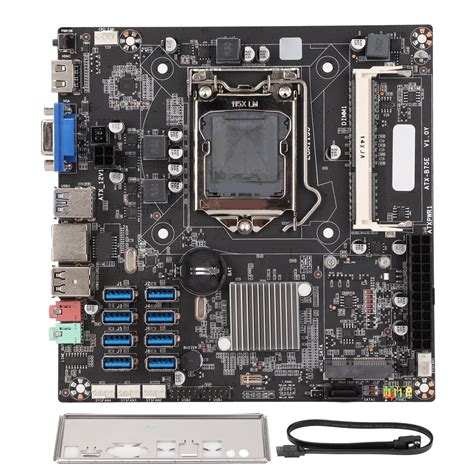 Mining Motherboard ATX B75E Mainboard DDR3 USB3 0 To PCIE 1X 8 Graphics