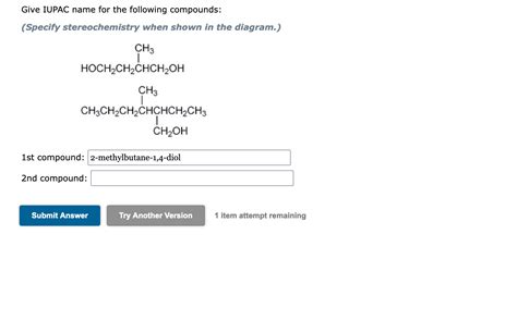 Solved Give Iupac Name For The Following Compounds Sp