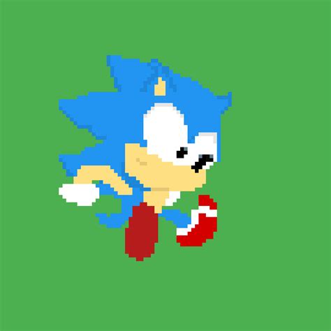 Editing Falling Sprite For Sonic Free Online Pixel Art Drawing Tool