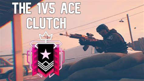 1v5 Ace Clutch Rainbow Six Siege Youtube